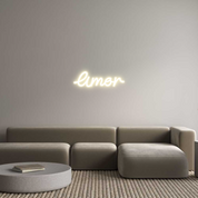 Custom LED Neon Sign: Amor