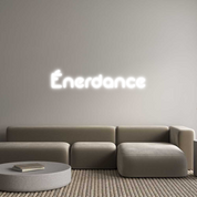 Enseigne LED néon personnalisée : Énerdance