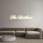 Custom Wedding LED Neon Sign: The Laidlaws