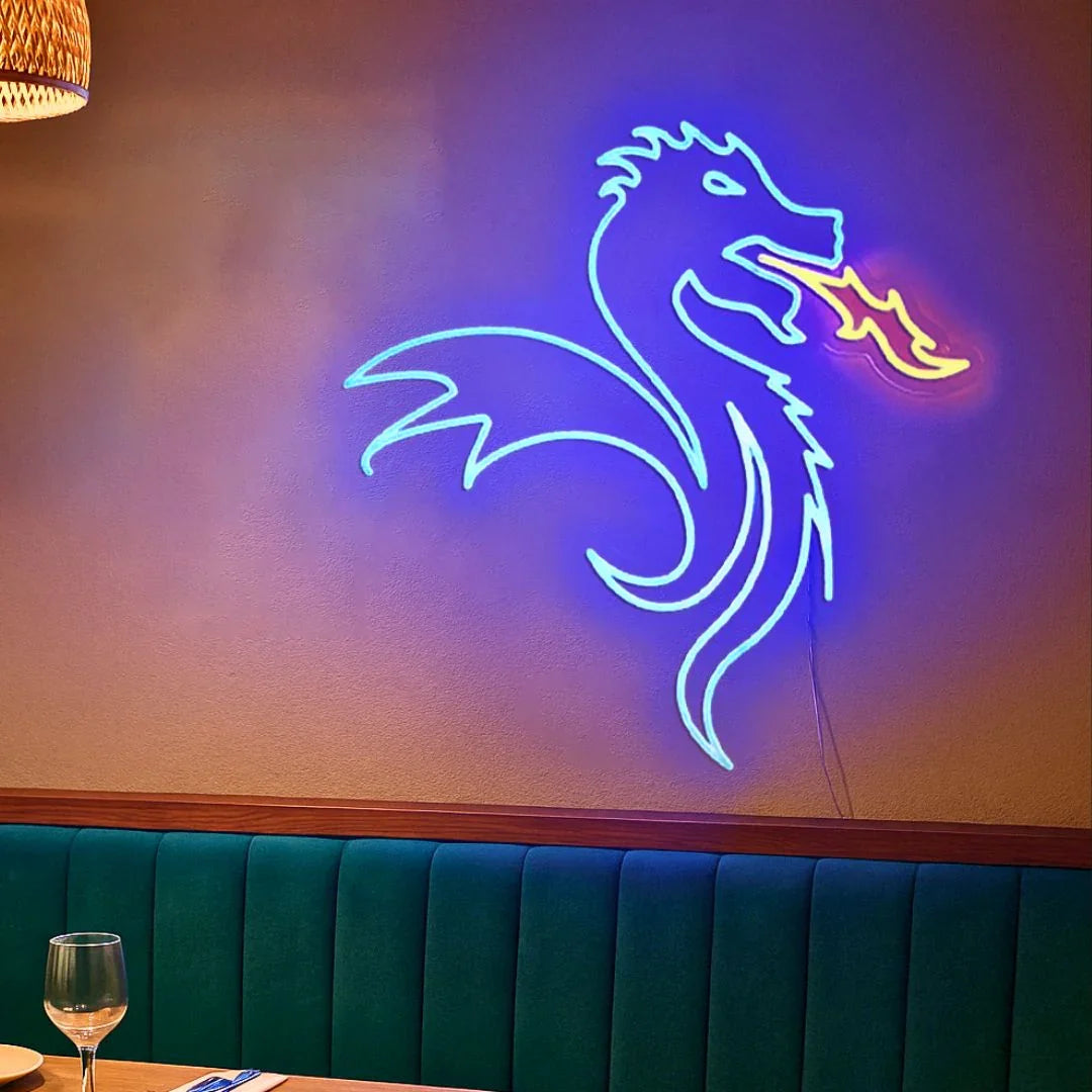 FC Porto Dragon LED Neon Sign – Officially Licensed Light Decor
