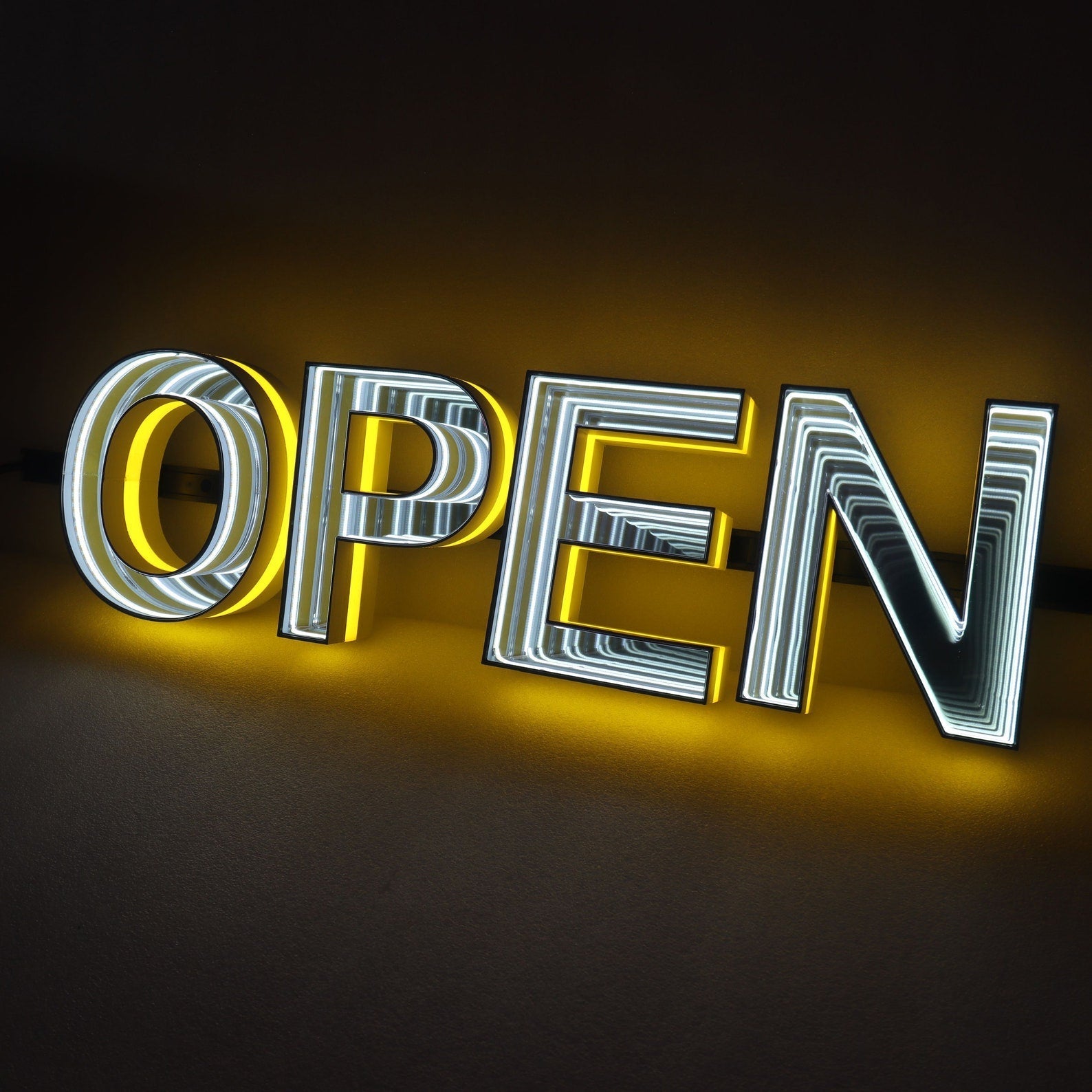Infinity Mirror Built-up Letters for Shopfronts & Fascias