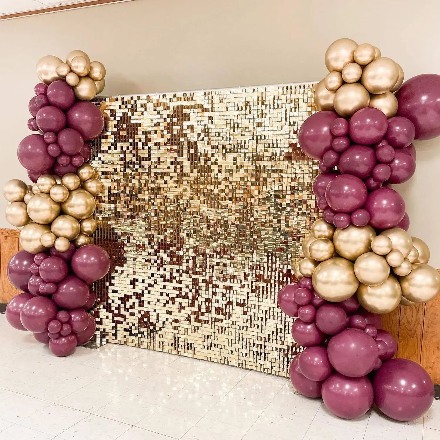 Light Gold Shimmer Wall Backdrop-2