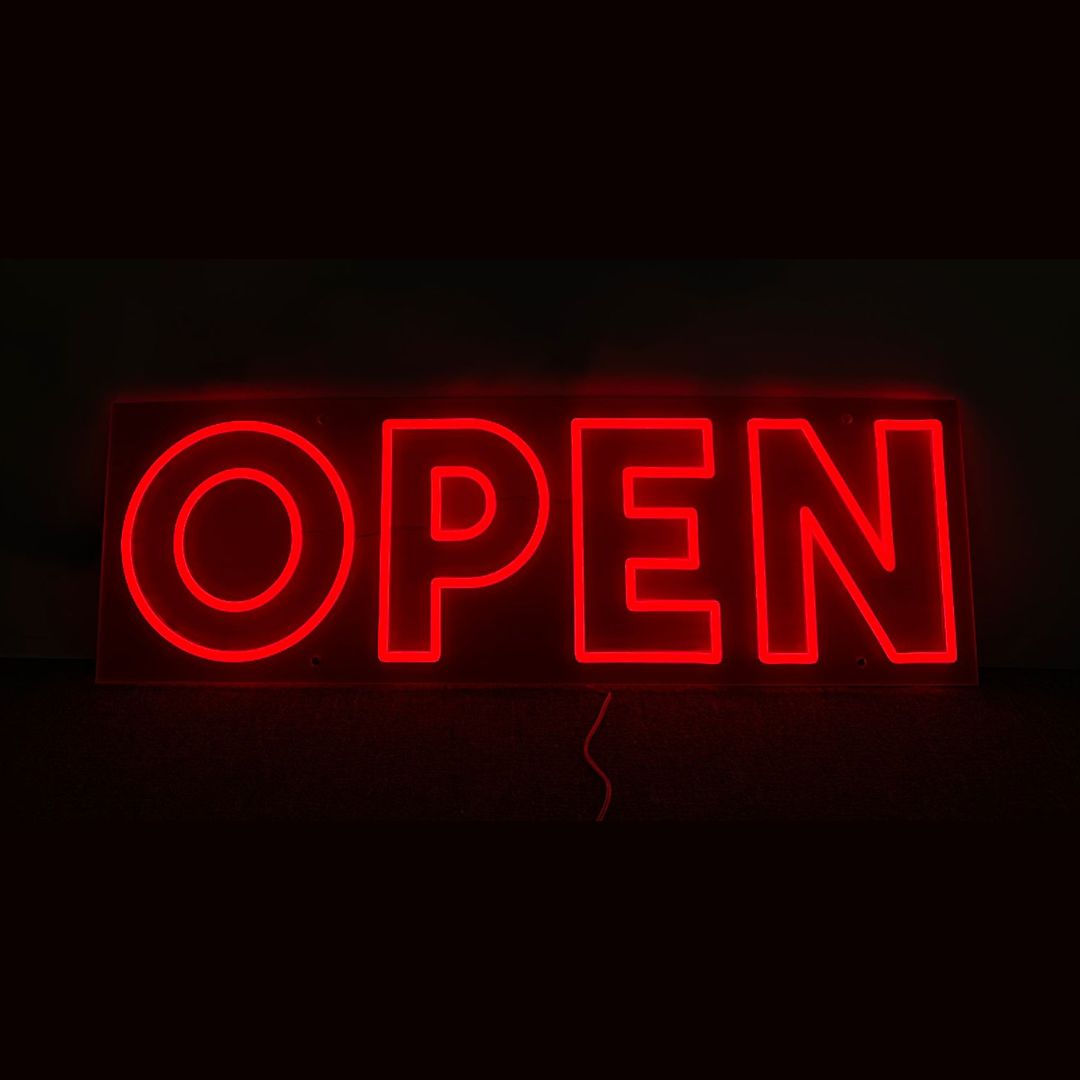 Custom Open LED Neon Sign - Neonific