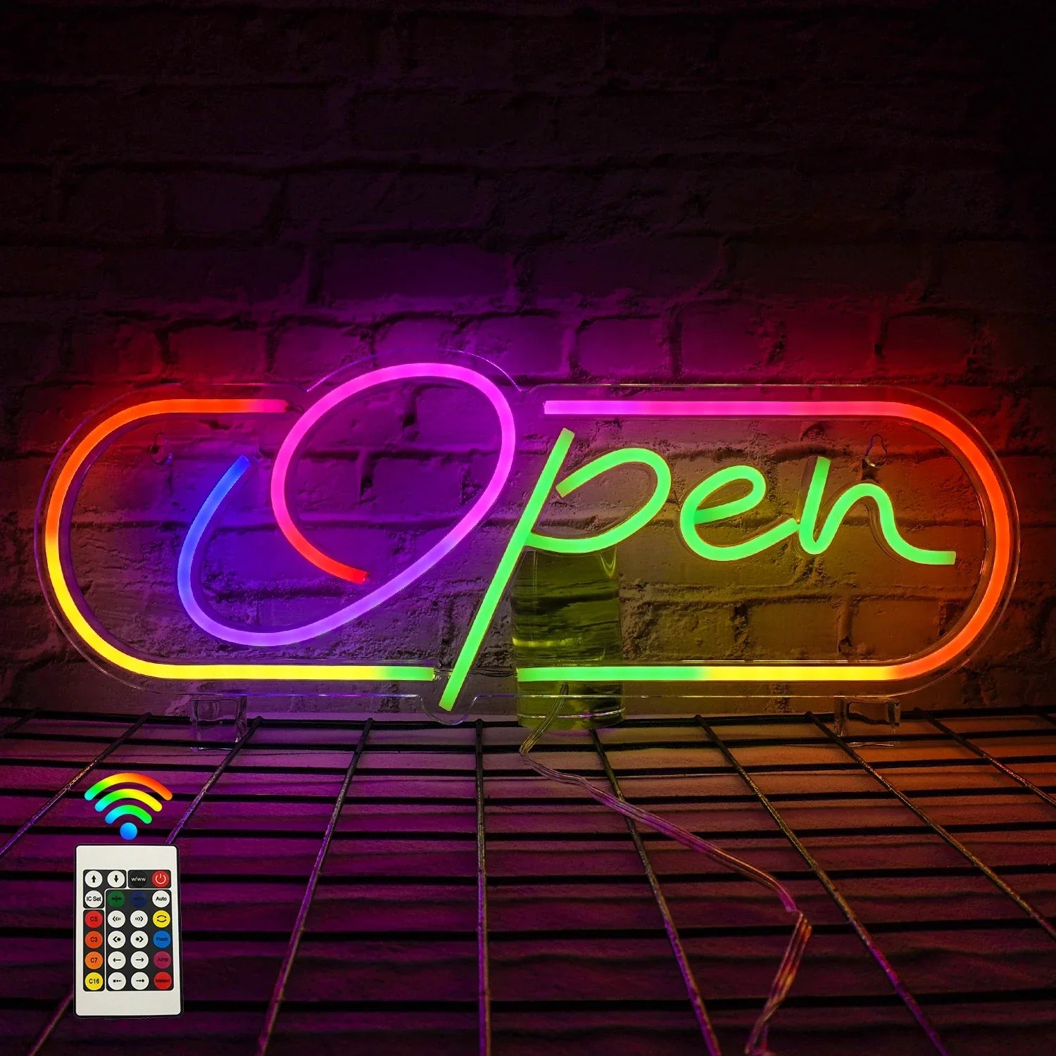 Open LED Neon Sign (RGB)