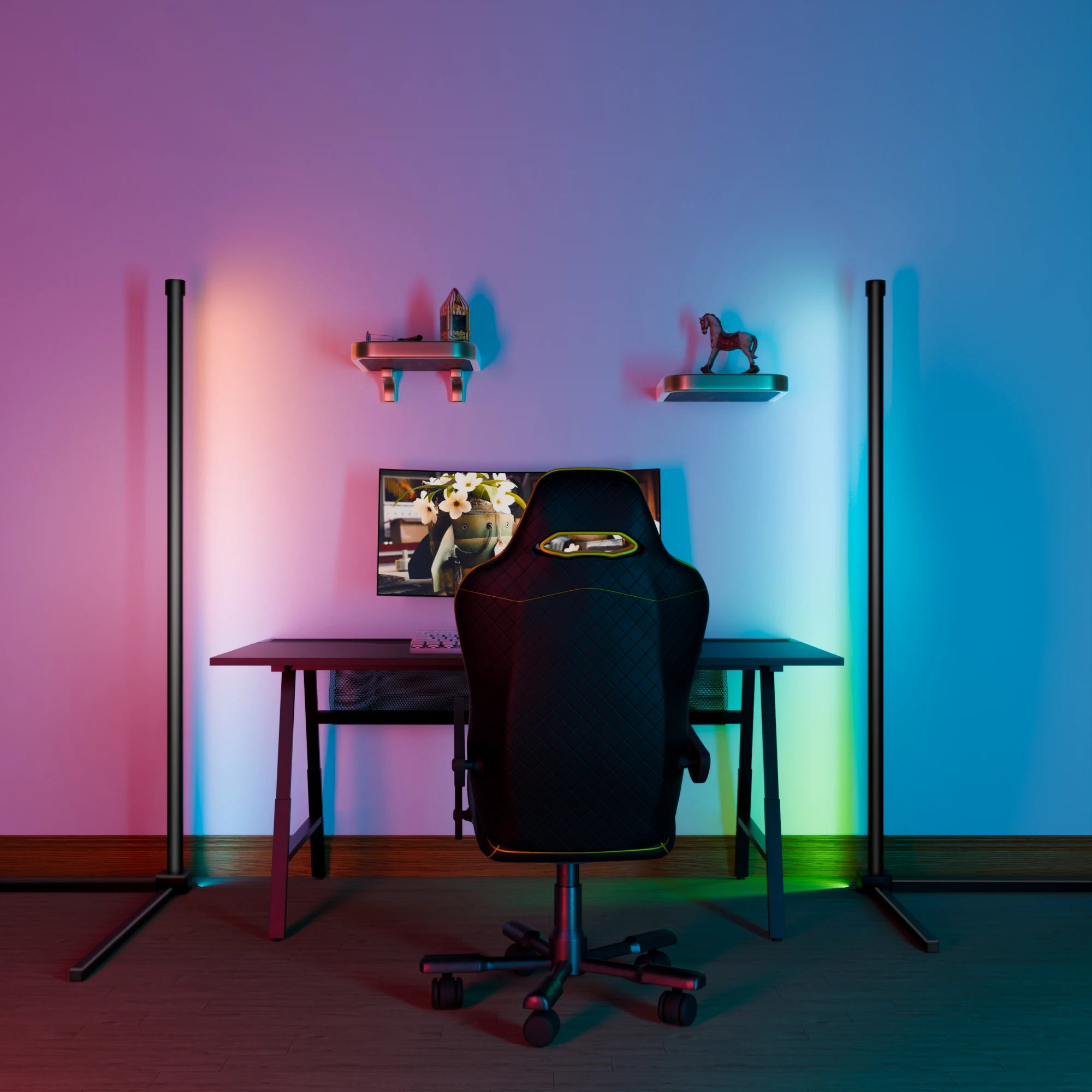 RGB Floor Corner Lamp