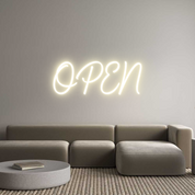 Custom LED Neon Sign: OPEN