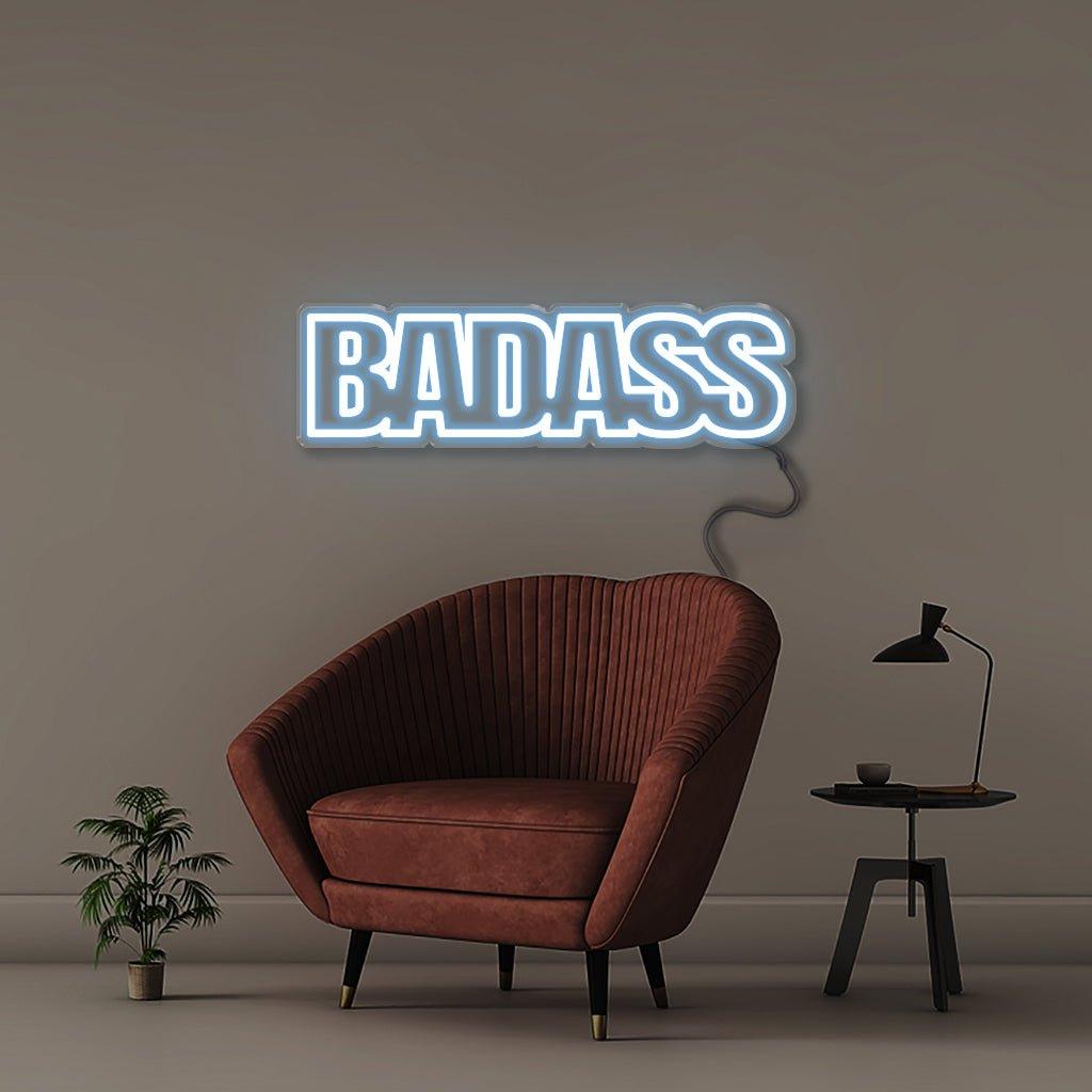 Badass - Neonific - LED Neon Signs - 100 CM - Light Blue