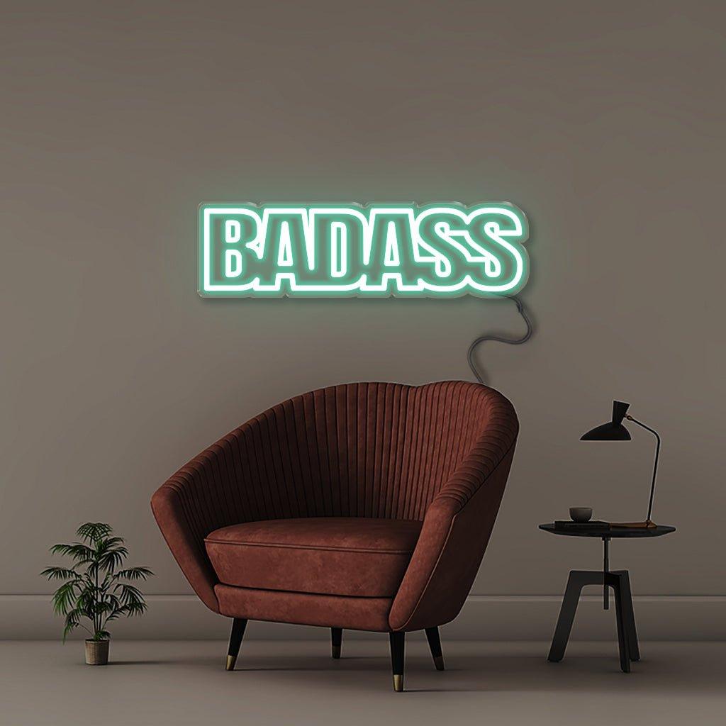 Badass - Neonific - LED Neon Signs - 100 CM - Sea Foam