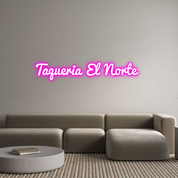 Custom LED Neon Sign: Taqueria El N...