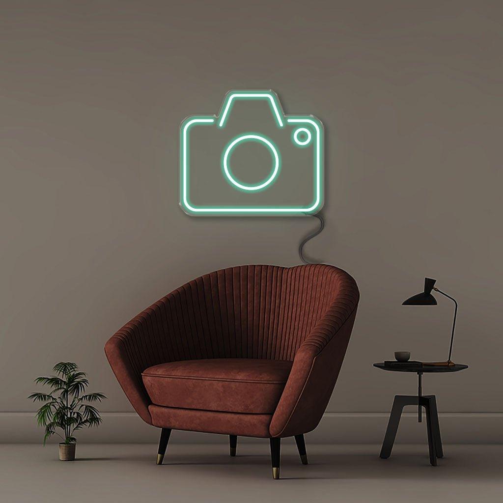 Camera - Neonific - LED Neon Signs - 50 CM - Blue