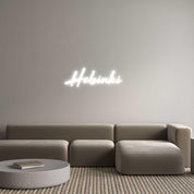 Custom LED Neon Sign: Helsinki - Neonific - LED Neon Signs - 