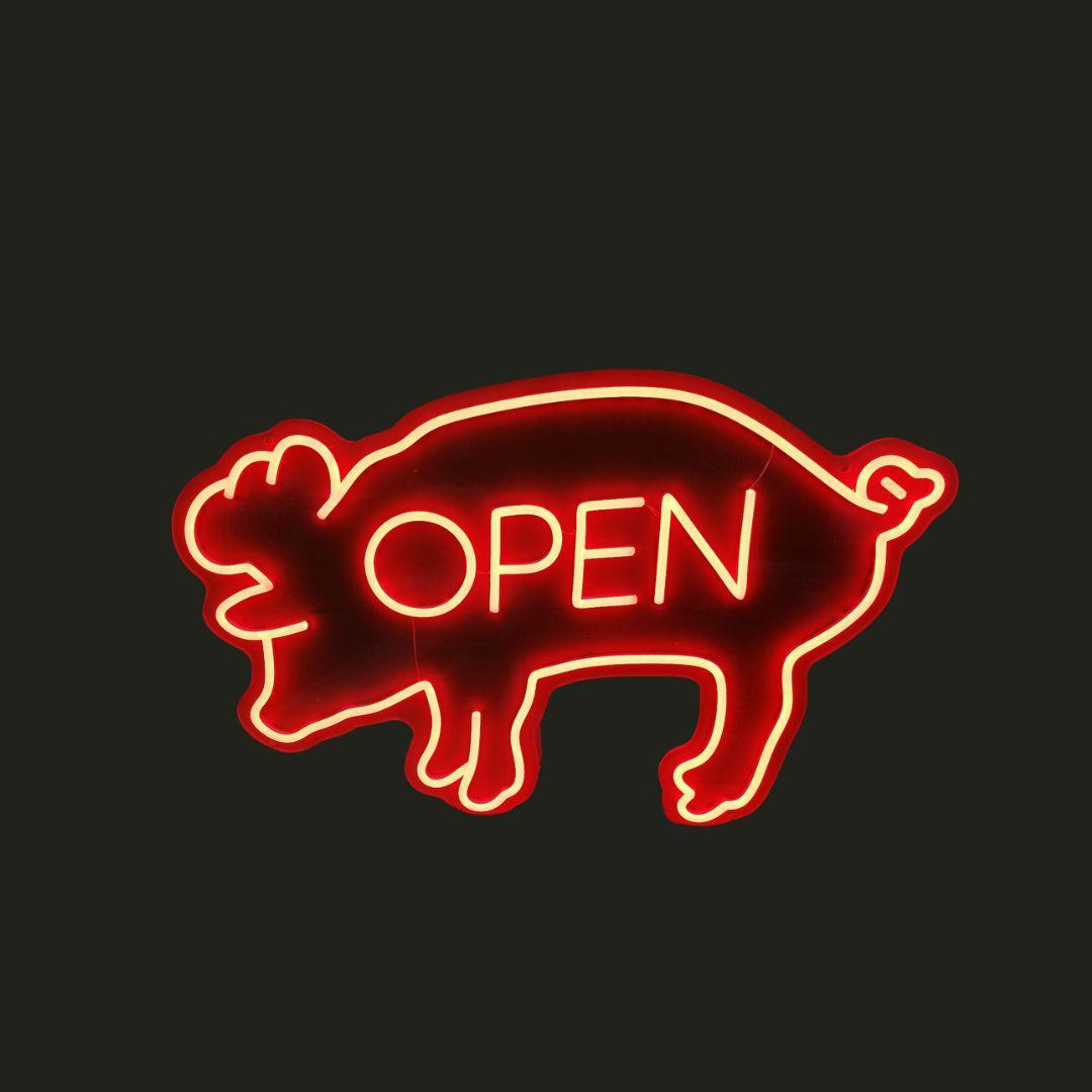 Custom Open LED Neon Sign - Neonific