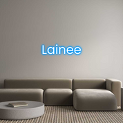 Custom LED Neon Sign: Lainee