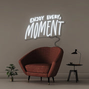 Enjoy Every Moment - Neonific - LED Neon Signs - 50 CM - Blue