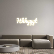 Custom LED Neon Sign: Hhhyyyt