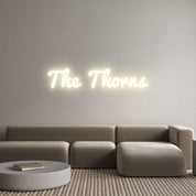 Custom Wedding LED Neon Sign: The Thorns