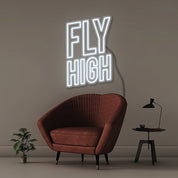 Fly High - Neonific - LED Neon Signs - 50 CM - Blue