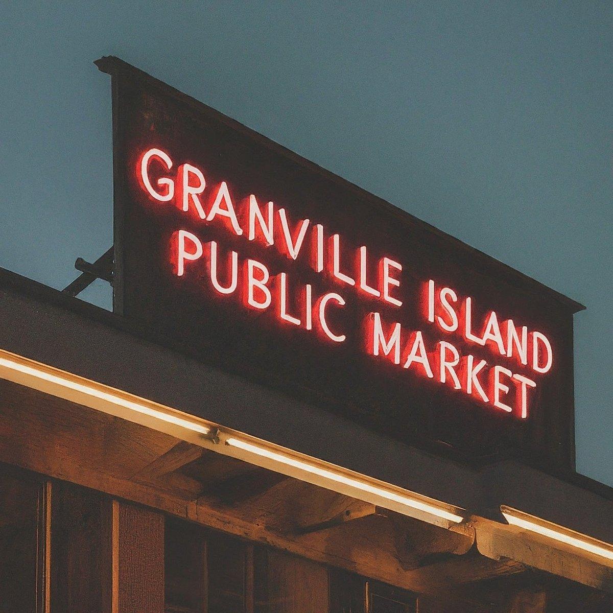 Granville Island Public Market - Neonific - LED Neon Signs - Red - Indoors