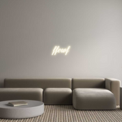 Custom LED Neon Sign: ffewf