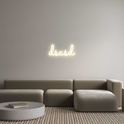 Custom LED Neon Sign: dsasd