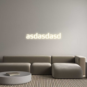 Custom LED Neon Sign: asdasdasd