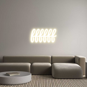 Custom LED Neon Sign: ffffff