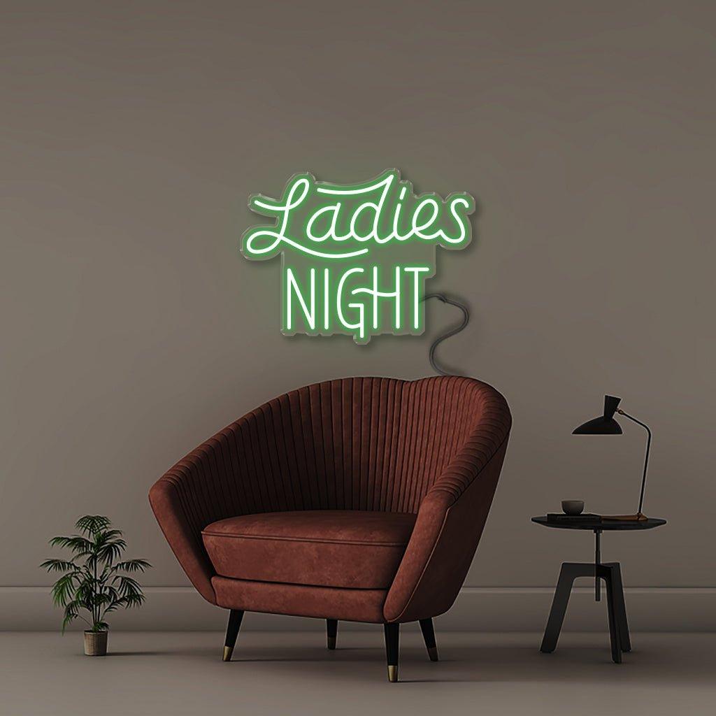 Ladies Night - Neonific - LED Neon Signs - 50 CM - Blue