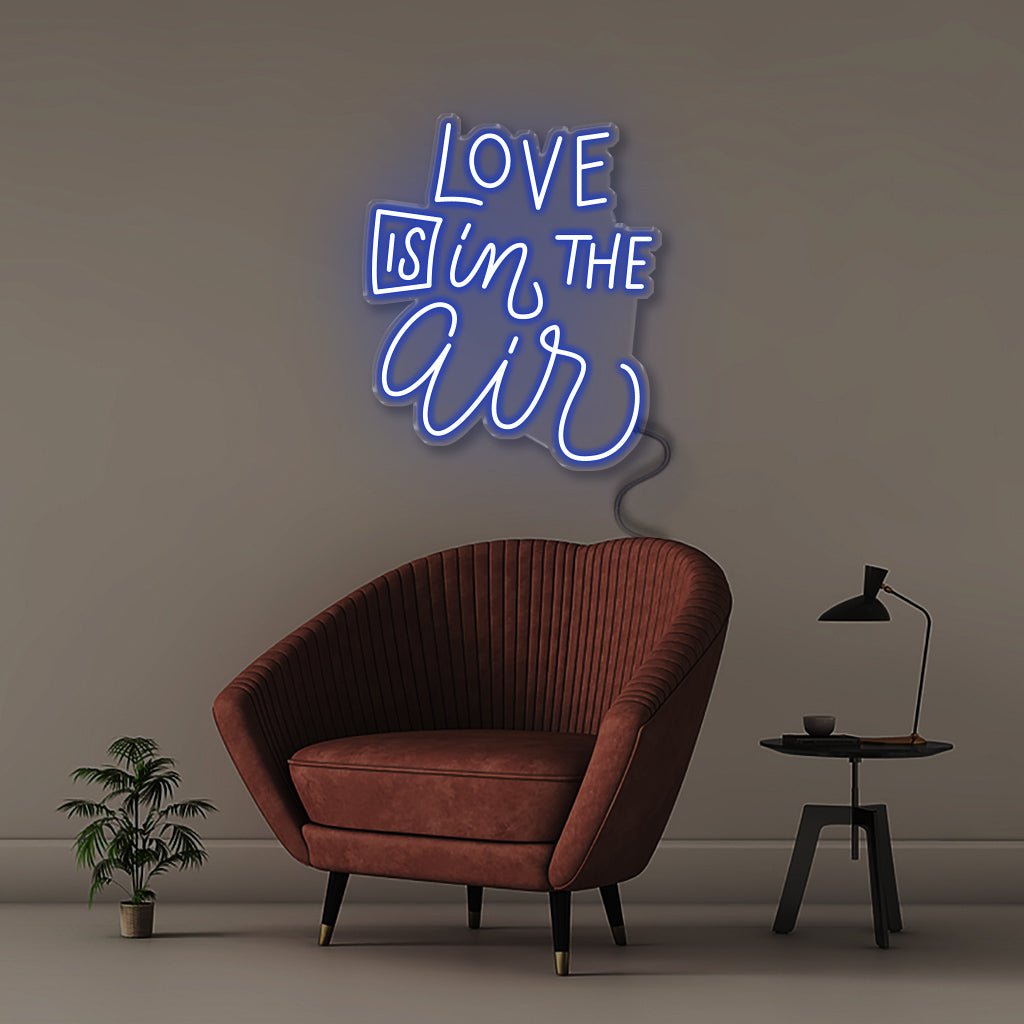 Love is in the Air - Neonific - LED Neon Signs - 50 CM - Blue