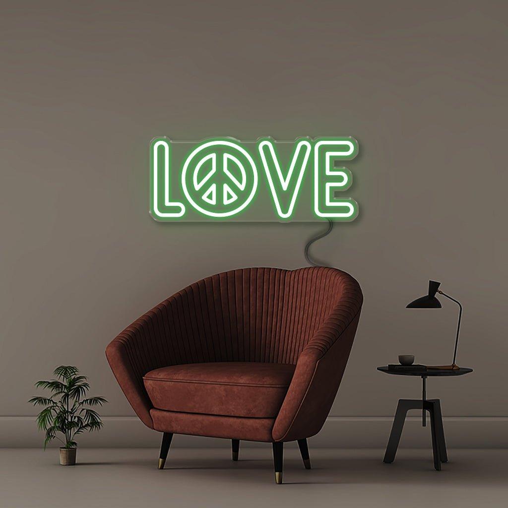 Love - Neonific - LED Neon Signs - 50 CM - Blue