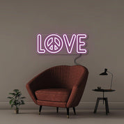 Love - Neonific - LED Neon Signs - 50 CM - Blue