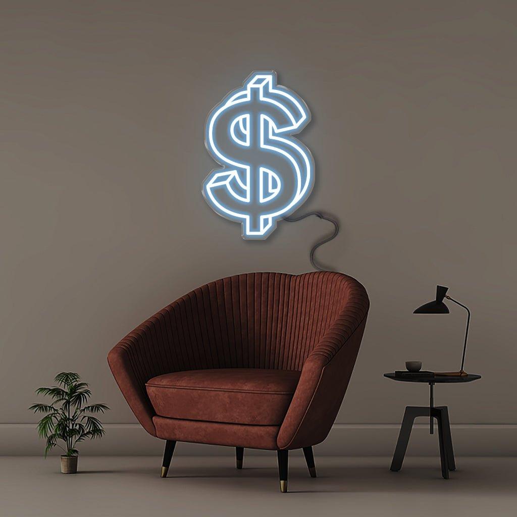 Money - Neonific - LED Neon Signs - 50 CM - Blue