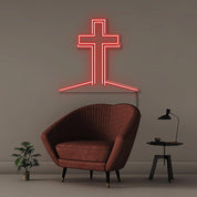 Montreal Mont Royal cross - Neonific - LED Neon Signs - Indoors - 24" (61cm)