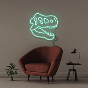 Neon Dino Skull