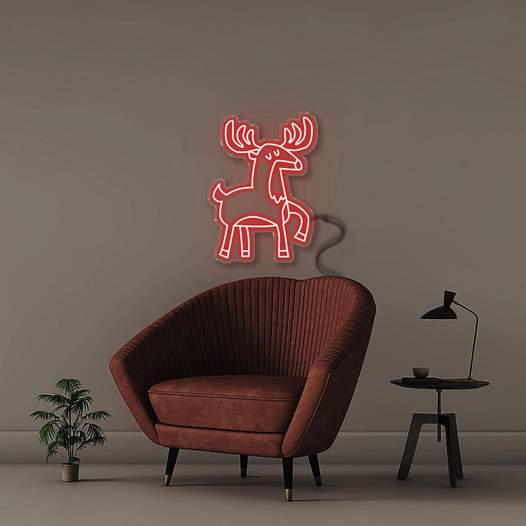 Doodle Reindeer - NEONIFIC