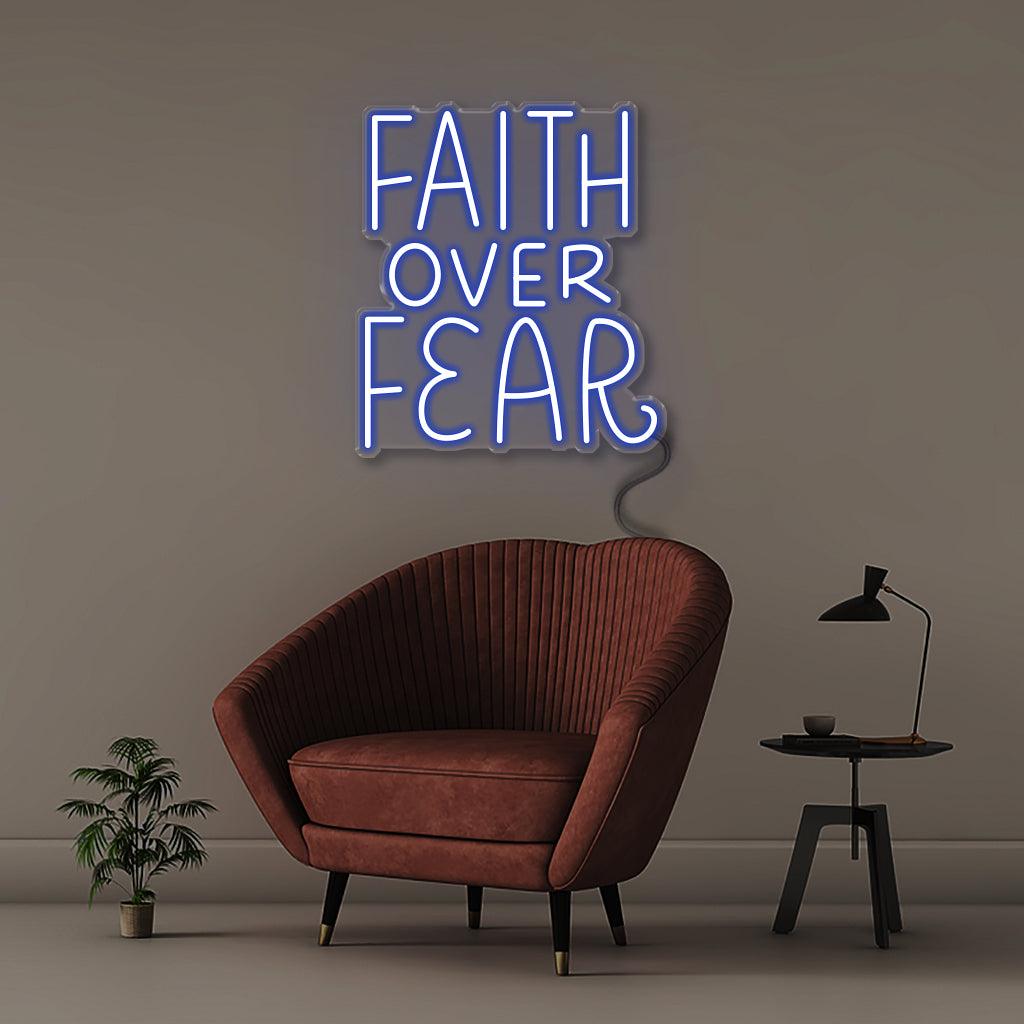 Faith Over Fear - Neonific