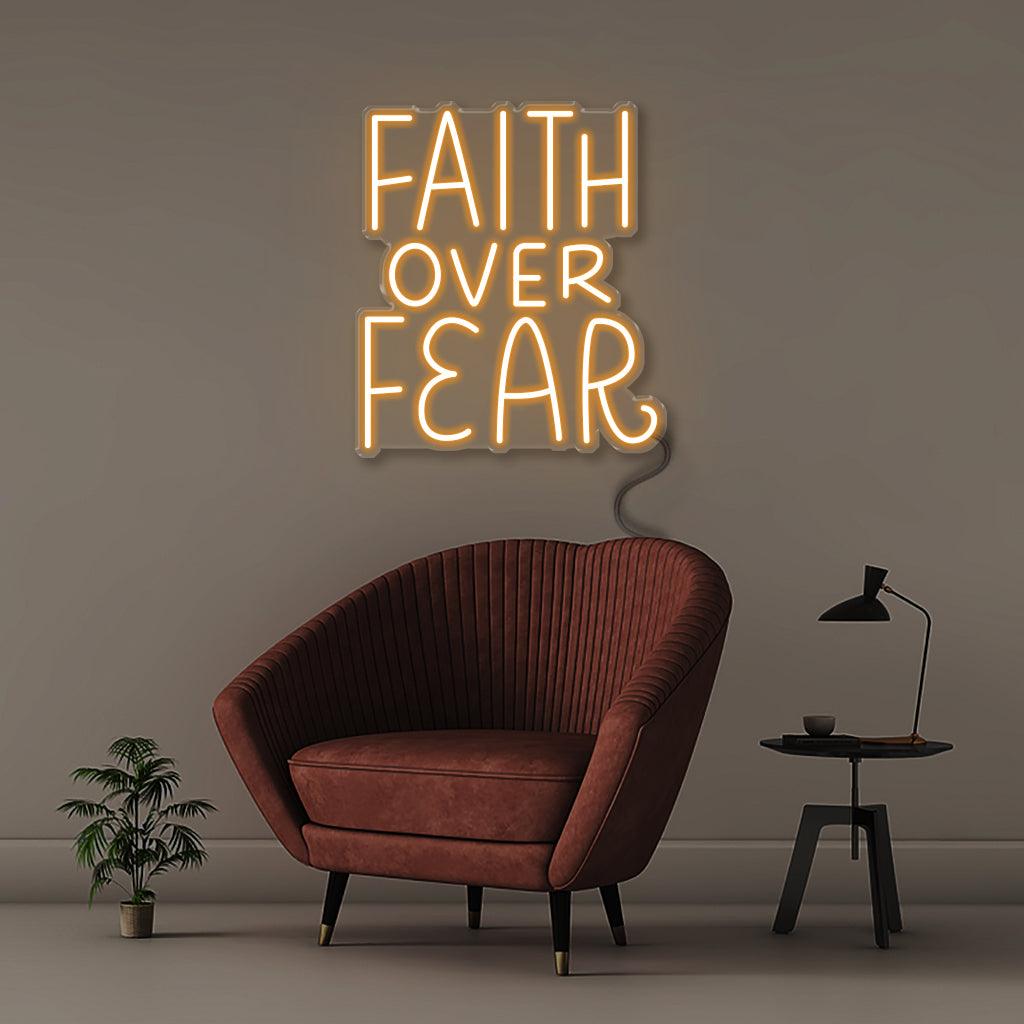 Faith Over Fear - Neonific