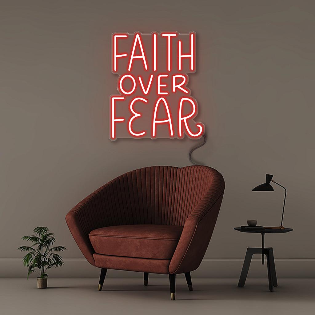 Faith Over Fear - Neonific