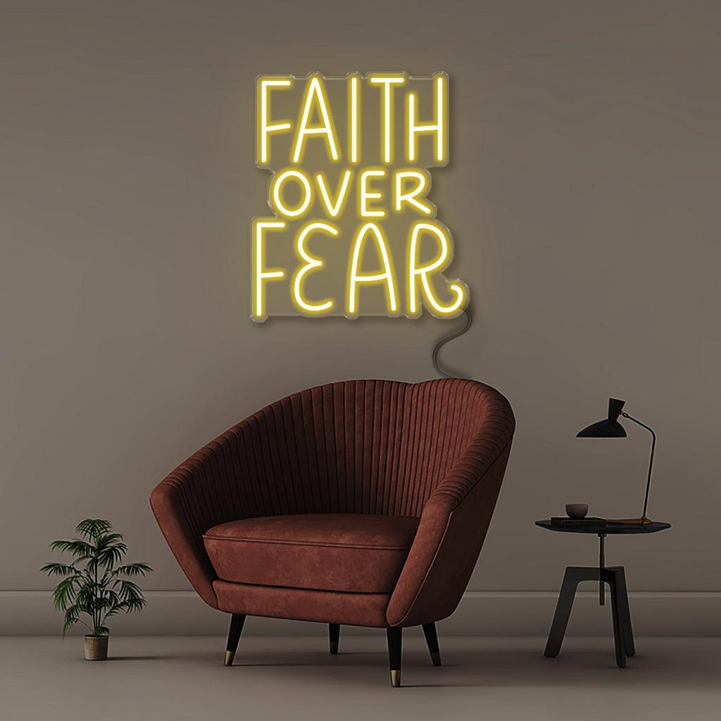 Faith Over Fear - Neonific