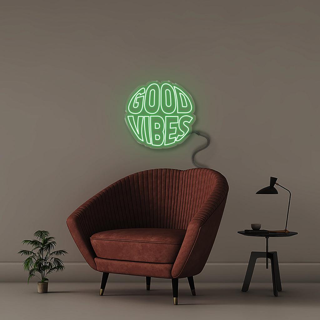 "Good Vibes" Circular - Neonific
