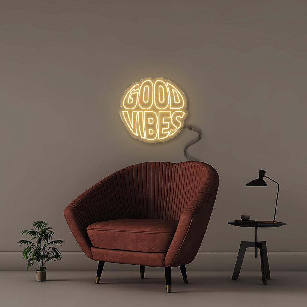 "Good Vibes" Circular - Neonific
