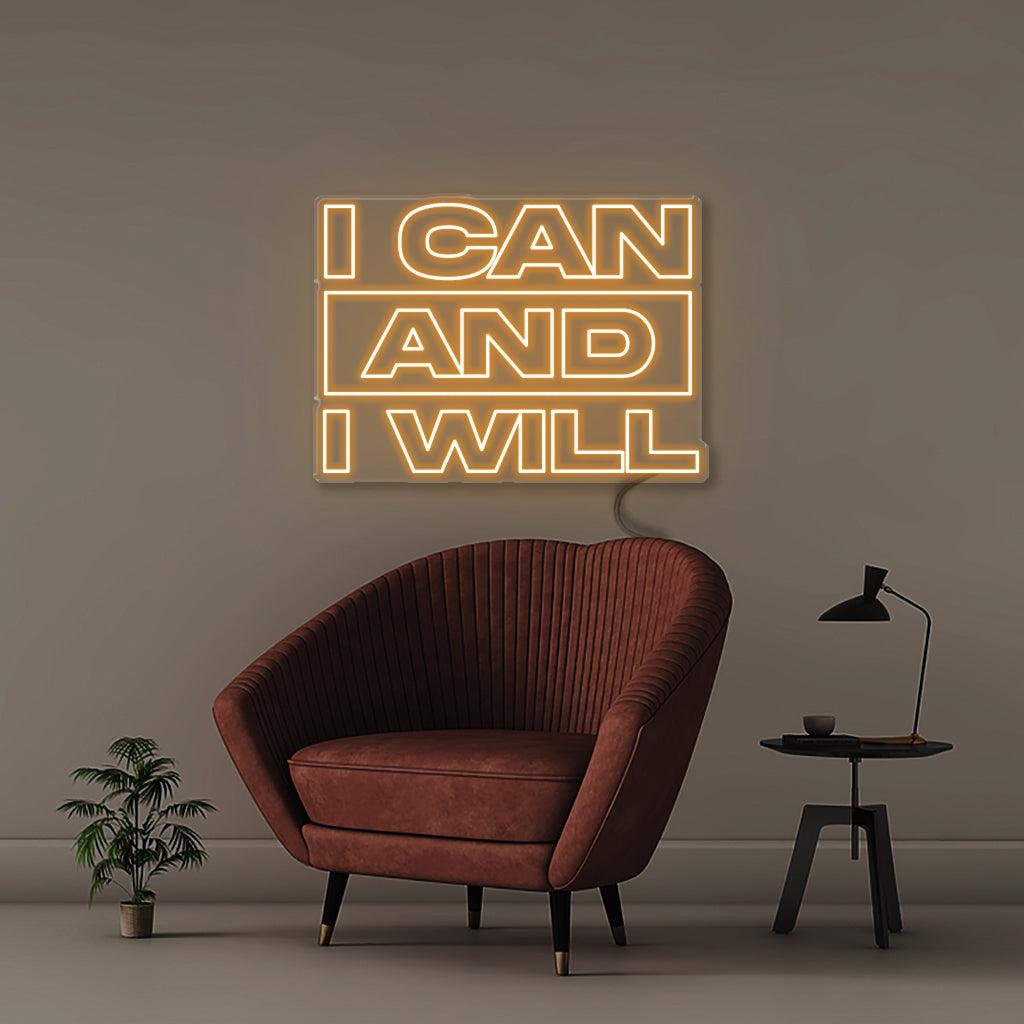 I can and I will