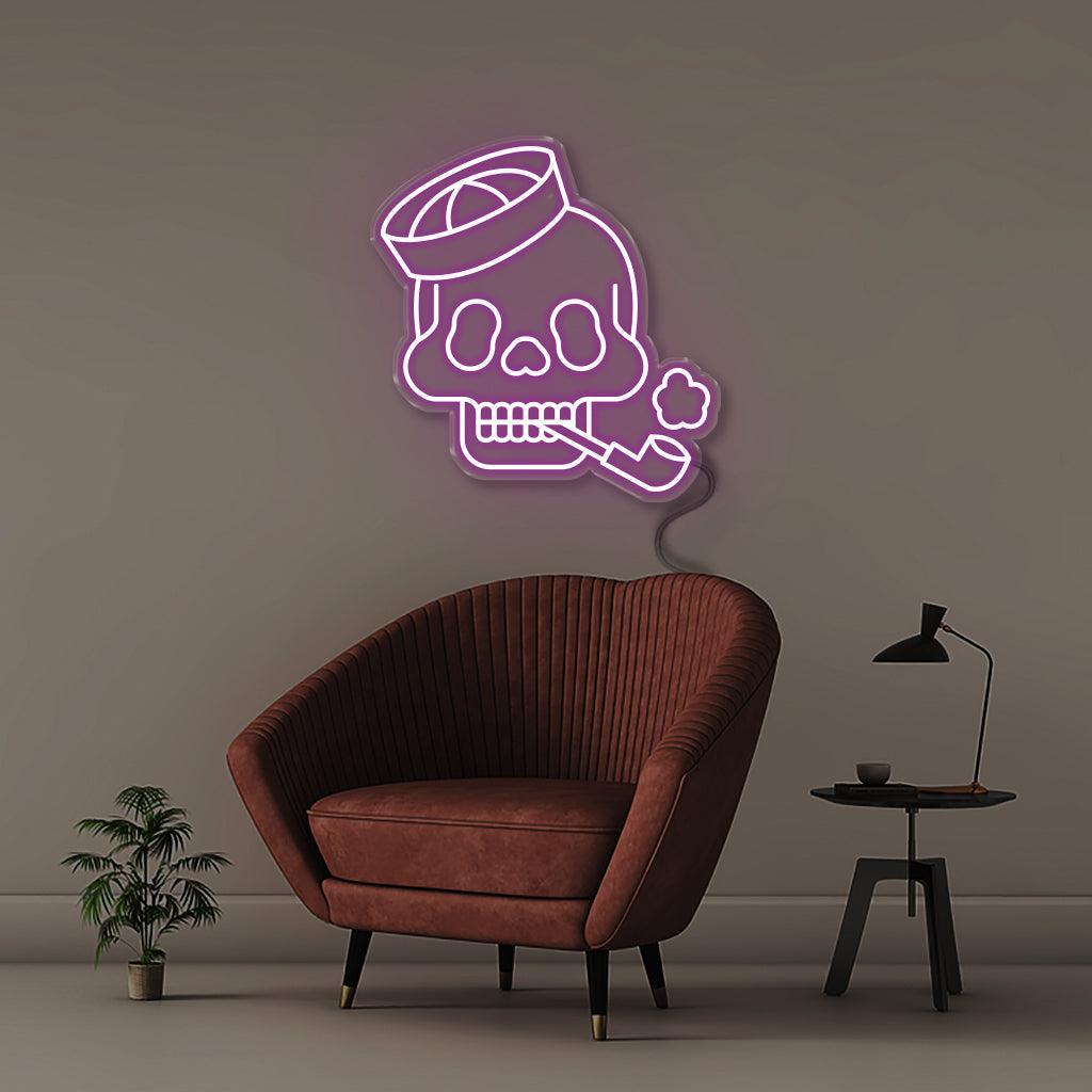 Neon Sailor Skull - NEONIFIC