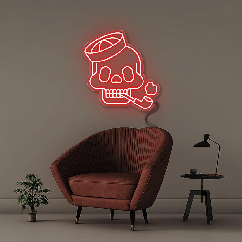 Neon Sailor Skull - NEONIFIC