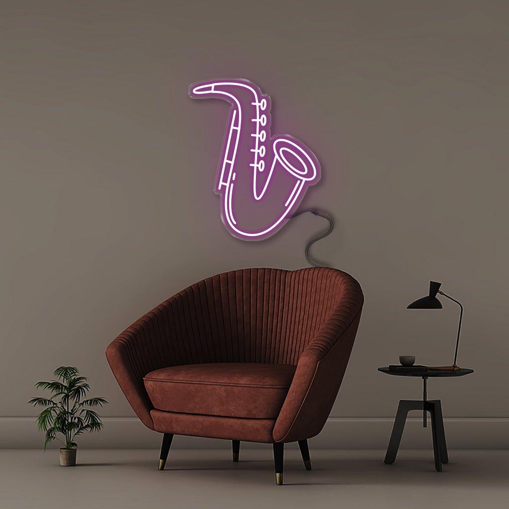 Neon Sax - Neonific - LED Neon Signs - 50 CM - Blue