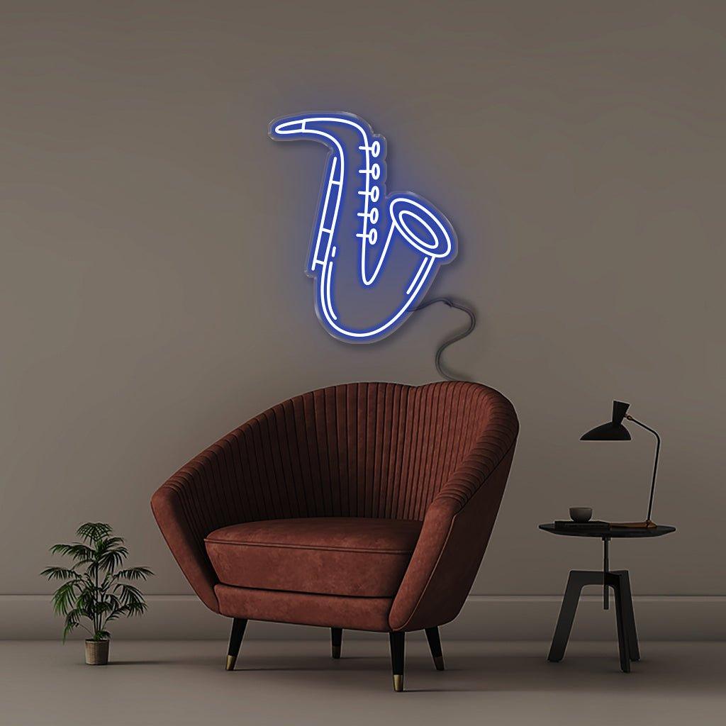 Neon Sax - Neonific - LED Neon Signs - 50 CM - Blue