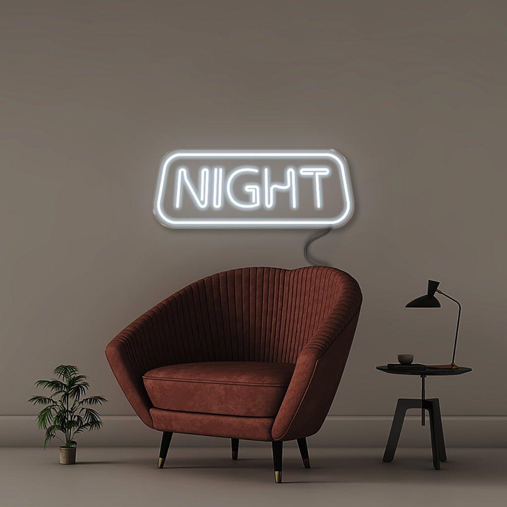 Night - Neonific - LED Neon Signs - 50 CM - Blue