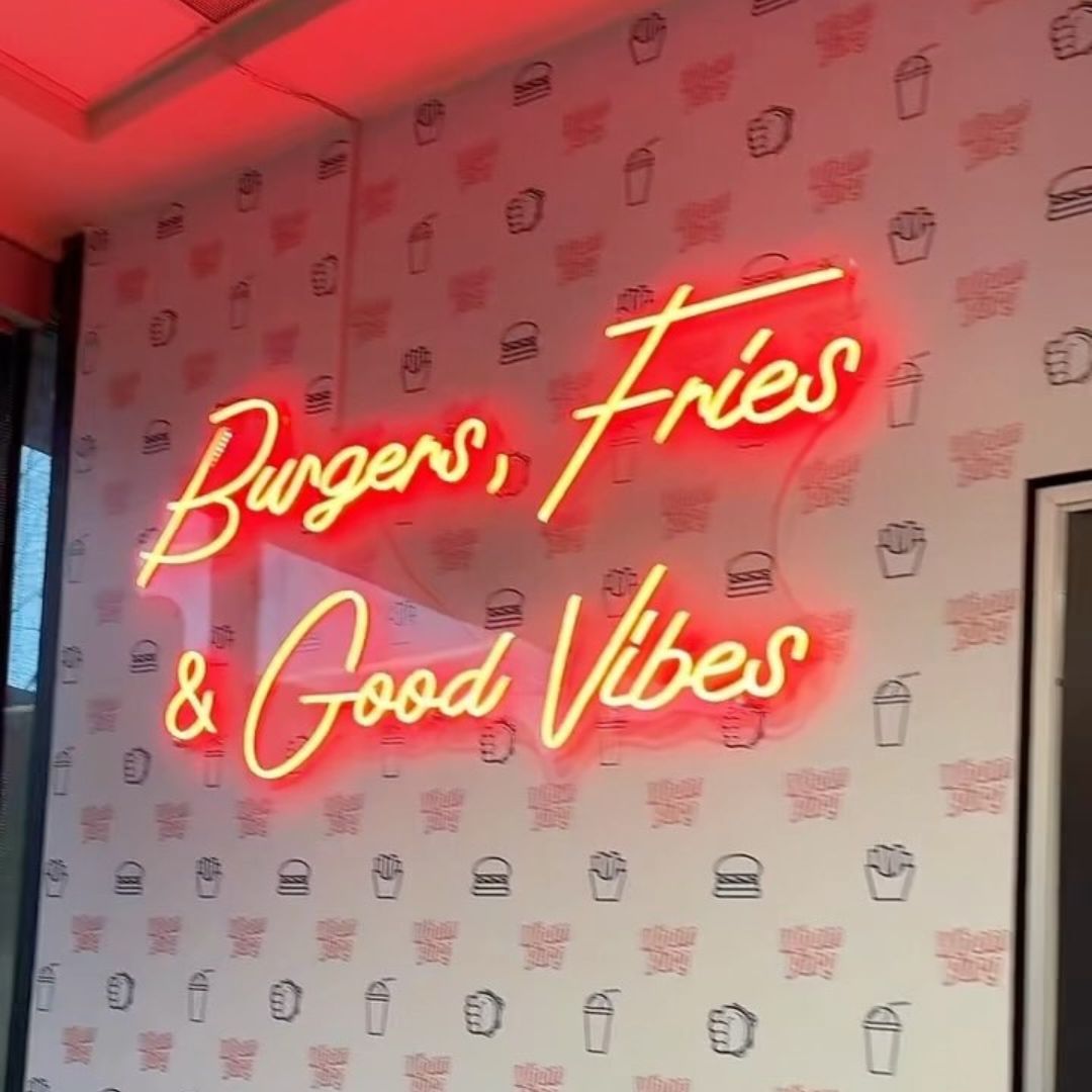 Red neon sign - Neonific