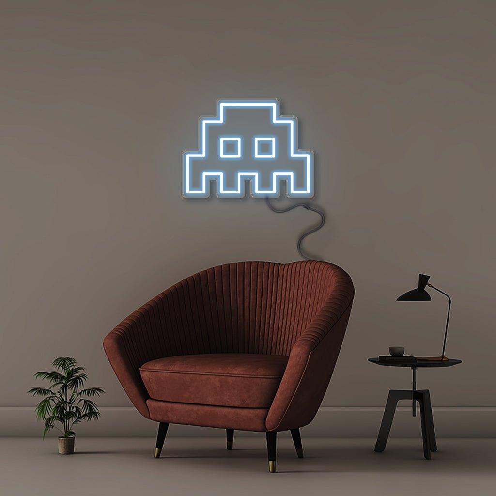 Retro Game - Neonific - LED Neon Signs - 50 CM - Blue