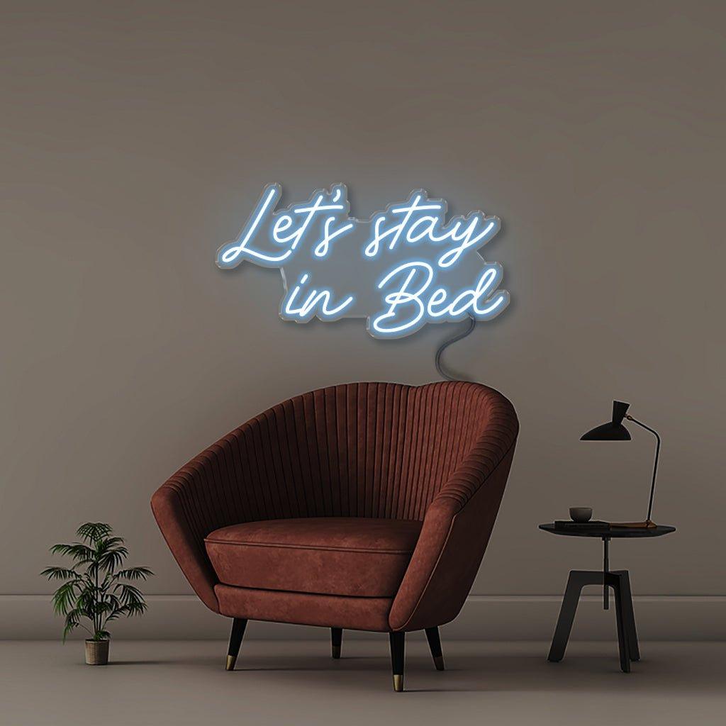 Stay In Bed - Neonific - LED Neon Signs - 50 CM - Blue