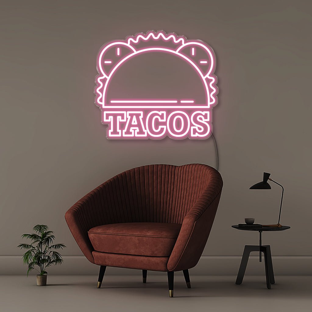 Tacos - Neonific - LED Neon Signs - 75 CM - Blue